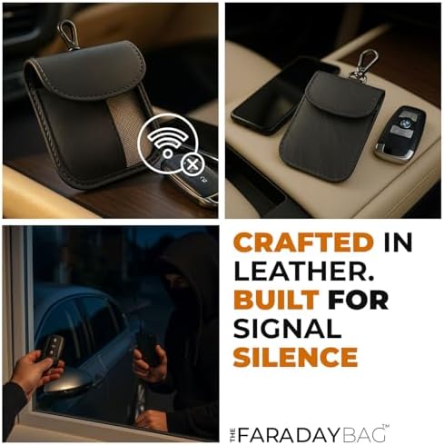 Gerçek Deri Faraday Anahtar Koruma Kılıfı – Kahverengi 5 Gerçek Deri Faraday Anahtar Koruma Kılıfı – Kahverengi - Görsel 5